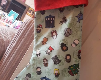 Doctor who inspired Christmas stocking
