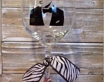 2 Justin Timberlake Wine Glasses/Set of 2/JT