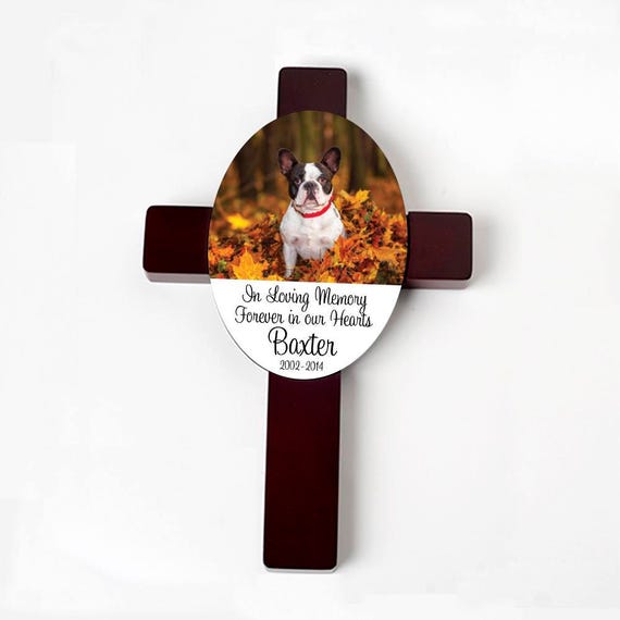 Pet Memorial Cross Custom Dog Memorial Gift Pet Memorial