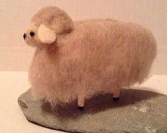 Sheep Needle Felted Wool