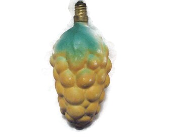 Antique 1930's Christmas Figural Grape Lamp Bulb