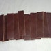 20 PCS brown Leather bar drop, LB02, DIY earrings, leather scrap, Leather drop, Leather earrings, Earrings material, diy craft supply