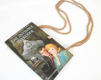 Nancy Drew Book Purse Shoulder Handbag The Invisible Intruder