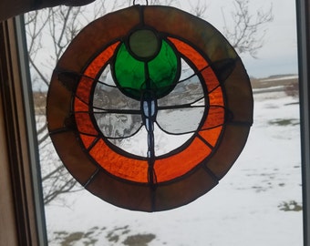 Stained Glass Dragonfly