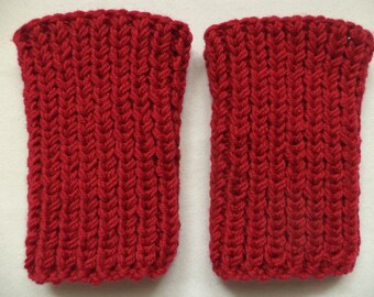 Knitted warmers Wadenwärmer Merino Wool baby leg warmers