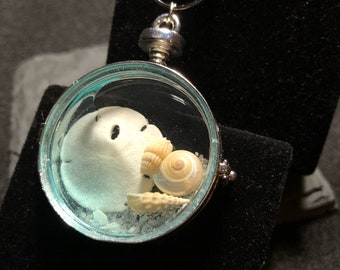 Nautical locket necklace