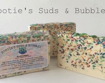 Fruit Loops Cold Process Handmade Soap