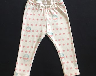 Immaculate Heart Rosette Baby Leggings
