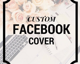 CUSTOM Facebook Page Cover Branding Graphic Design Social Media Art