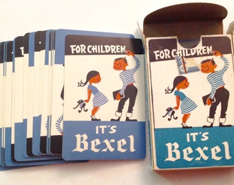 Vintage It's Bexel card deck for children playing cards