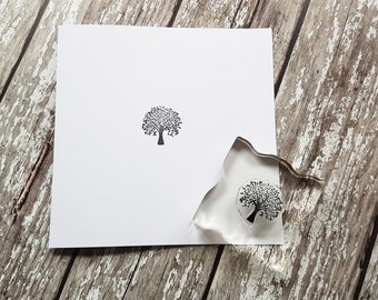 Tree Stamp rubber stamps 1" or 2.5cm