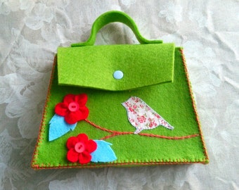 Felt for little girl purse