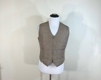 80's vintage eddie bauer quilted vest
