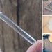 5/6MM Glass Tube Vials with Metal Caps,glass tube pendant,Handblown Glass,Terrarium Pendant/Necklace,Glass tube earring