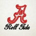 Alabama Applique Embroidery Design (1) Instant Download