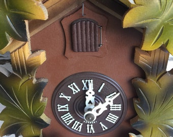Vintage Black Forest Clock Cuckoo - In original box from 1970s - Germany Schwarzwald-Uhren