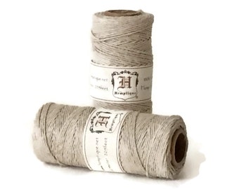 Hemp Twine, Natural, 1mm Hemp Cord, Macrame Hemp Cord, Gift Tag String, Colored Hemp Craft Twine, Bead Twine