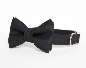 Bowtie Dog Collar - Black Tie Affair
