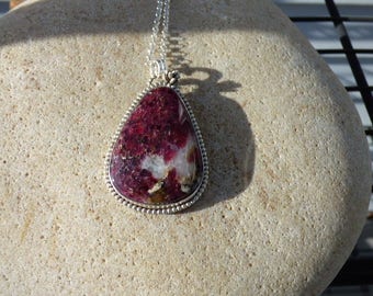 Eudialyte Sterling Silver Necklace