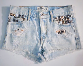 Girls size 12 stone washed shorts