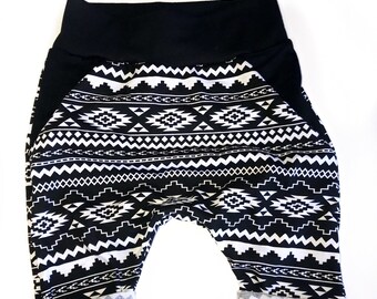 Geo Harem Shorts w/ Pockets | harem shorts, shorts, kids shorts, boys shorts, hipster shorts, summer, harems, joggers, kids joggers