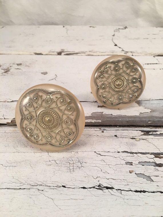 Round Ornate Knobs Decorative Pull Knob Instant Furniture