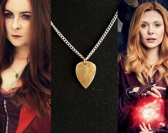 Wanda Maximoff/Scarlet Witch Cosplay Necklace Avengers Age of