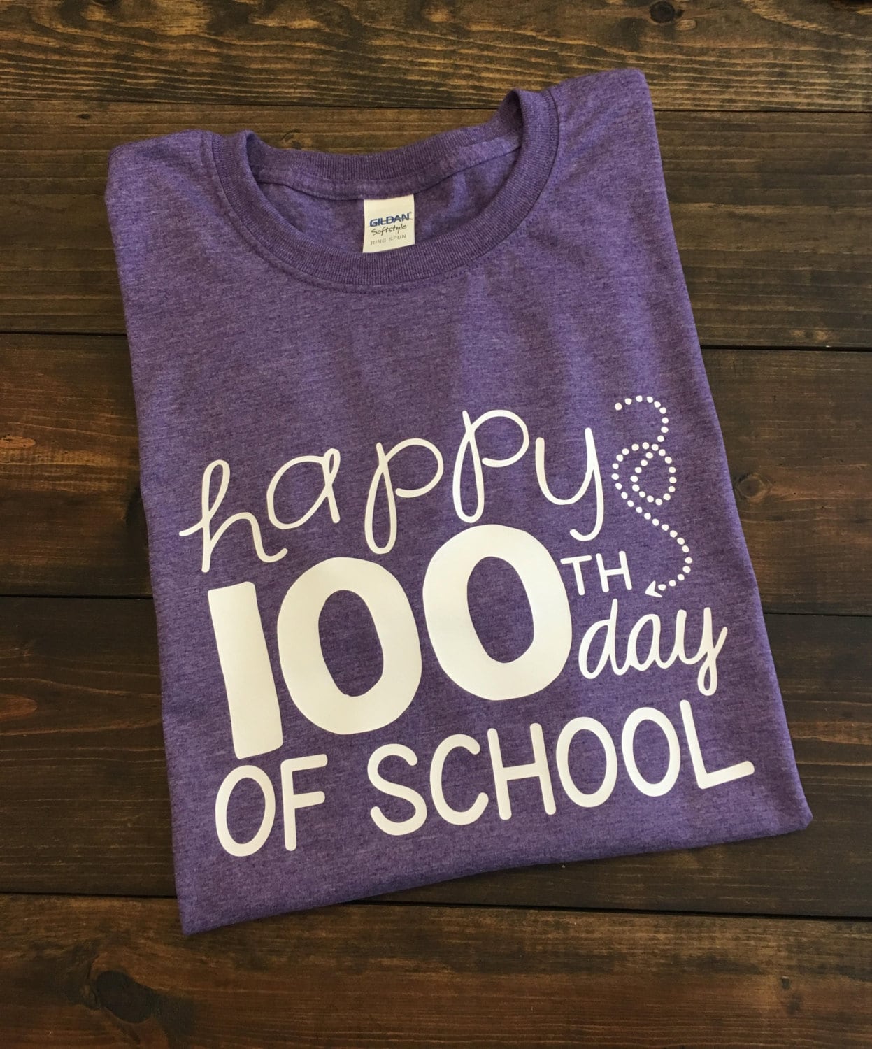 Happy 100th Day of School Teacher Tshirt 100th day of school