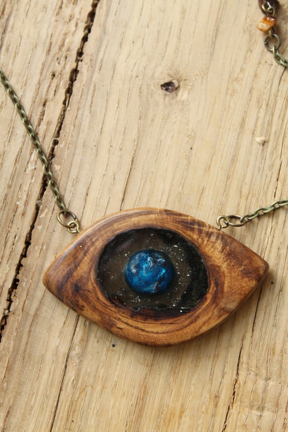 Protective Eye pendant wiccan jewelry witch pendant