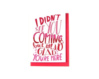 Romantic Love Card - Long Distance Relationship Card - Happy Anniversary Card - I Love You Card - I Miss You Card - Just Because
