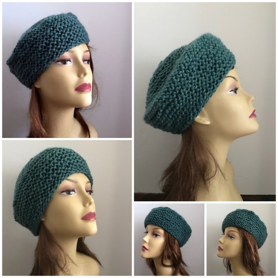 Hat Knitting Pattern French Toque Beanie Stash Buster