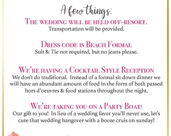 Floral Wedding Welcome Letter *DIGITAL*