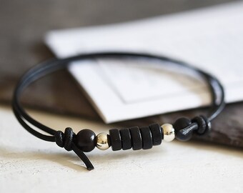 Daddy bracelet with daddy verse, Daddy Bracelet, Daddy Gift, Birthday Gift, Gift For Daddy, Leather, Silver Mens Bracelet, Leather Bracelet,