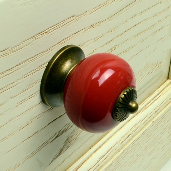 Antique Bronze Kitchen Knobs / Dresser Knobs Drawer