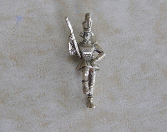 Creed Majorette Marching Band Major Angel Sterling Silver Bracelet Charm Vintage
