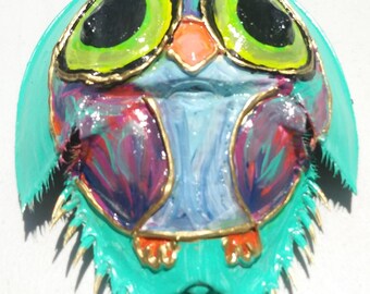 Painted horseshoe crab owl