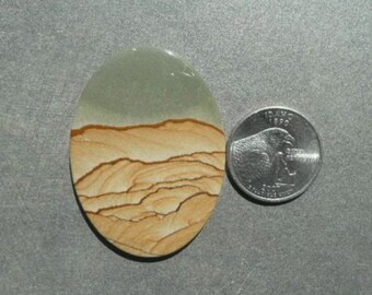 Cripple Creek Picture Jasper Cabochon from Oregon CC5
