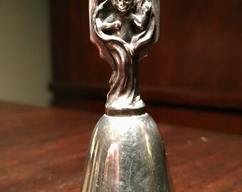 Reed and Barton Silver Plated Nativity Bell Baby Jesus