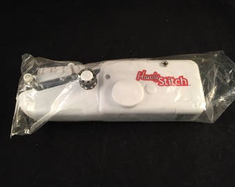 Handy Stitch Cordless Hand Held Sewing Machine with Instructions, Travel Sewing Kit, Travel Automatic Hand Sewing Machine