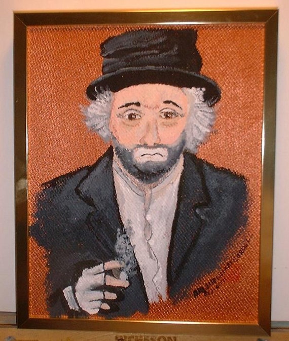 Remembering Freddie the Freeloader an original painting