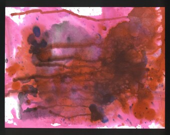 Inkblot Pink and Orange