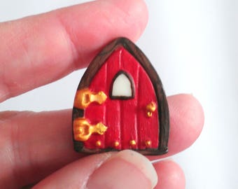 Tiny Fairy Door with glow in the dark window