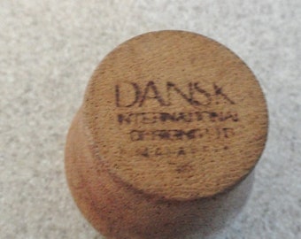 Dansk International Designs Teak Wood Stopper