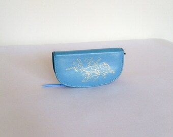 1970s Blue Manicure Set Vintage