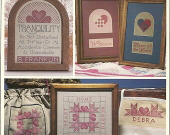 Warm Thoughts for Peaceful Hearts Cross Stitch Chart
