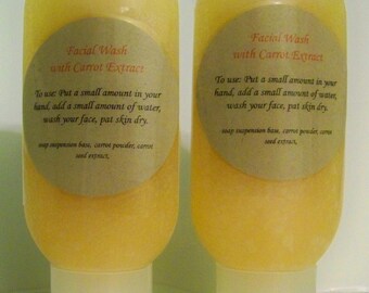 Facial Wash with Carrot Extract