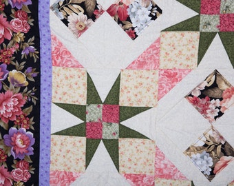 Floral Quilted Wall Hanging