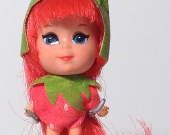 Vintage Liddle Kiddles by Mattel 1967 Shirley Strawberry Kola Kiddle