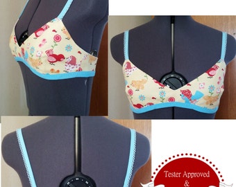 Bra Pattern 30-36AA and 30-36A