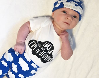 You May Say I'm a Dreamer - Babygrow, Vest / Kids / Children's / Gift / Present / Imagine / The Beatles
